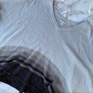 Sonoma Gray and Black Poncho